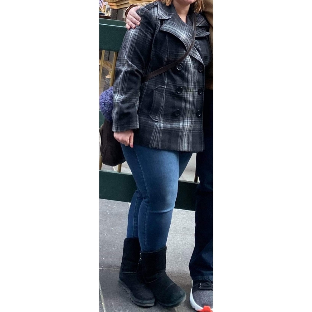 Plaid Old Navy Pea Coat